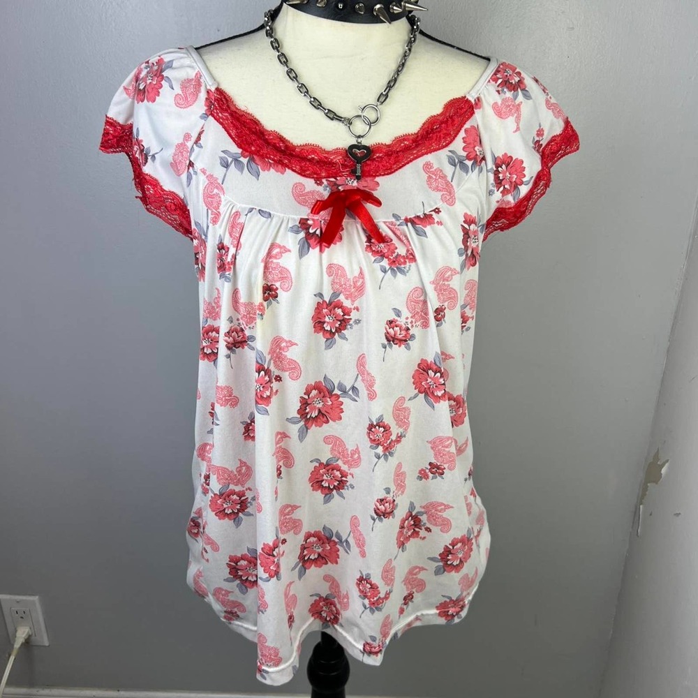 Lolita floral blouse